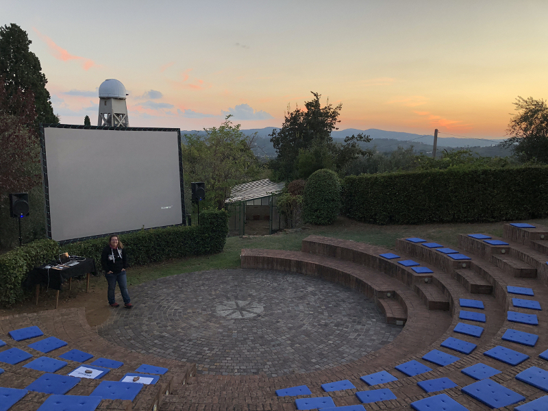 Daria in the Star Theatre in Arcetri