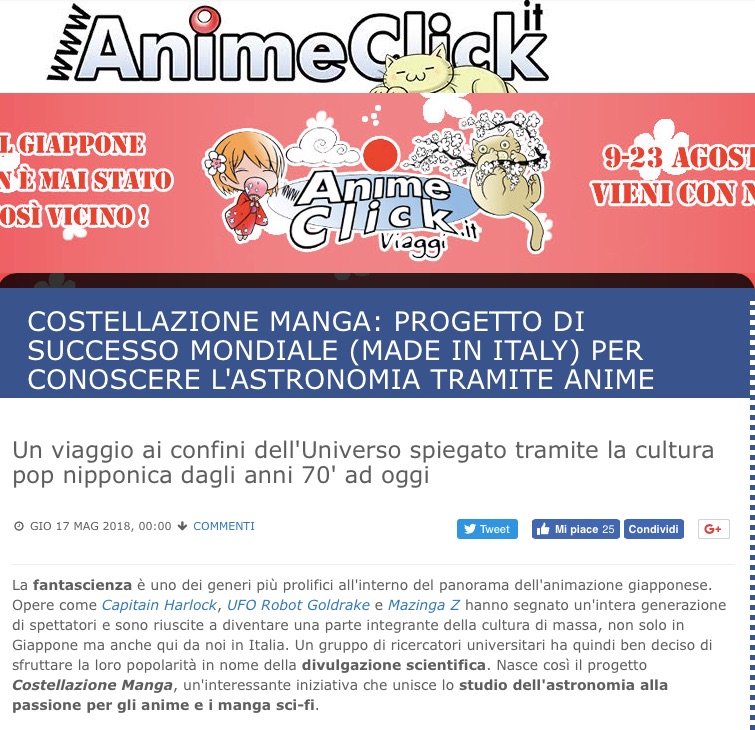 Costellazione Manga su animeclick.it