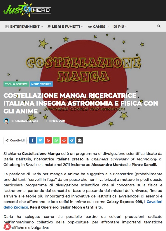 CostellazioneManga on justnerd.it